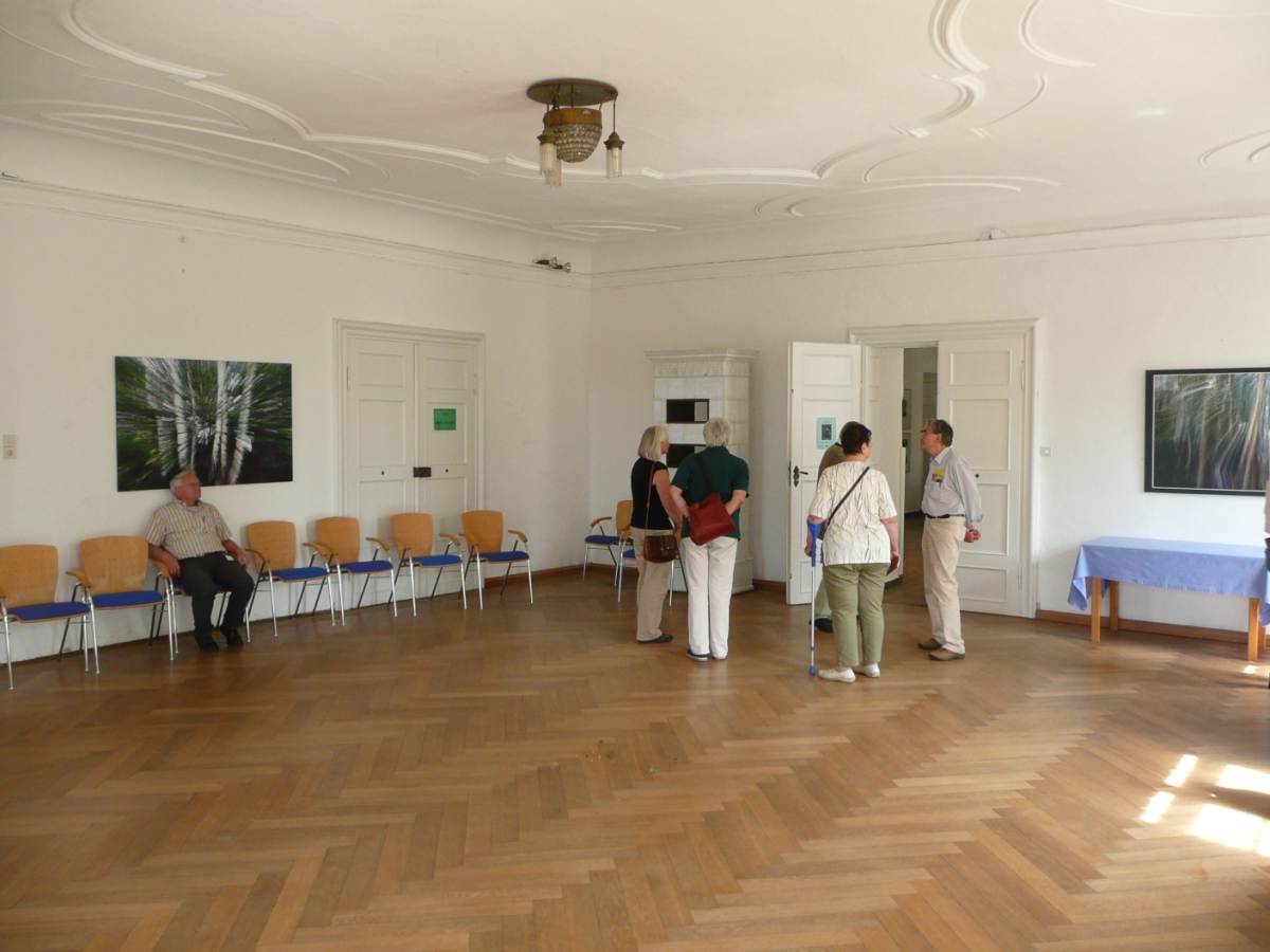 Vortragssaal im 1. Obergeschoss des Schlosses Wiesenfelden