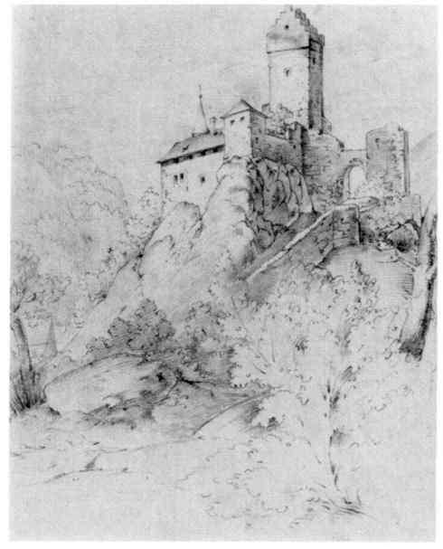 Burg Stefling um 1840/45