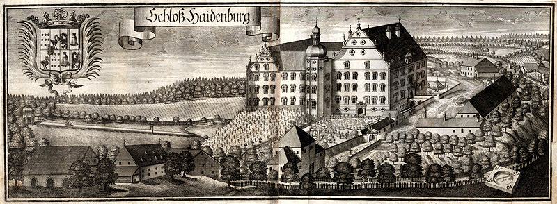 Schlo Haidenburg um 1700