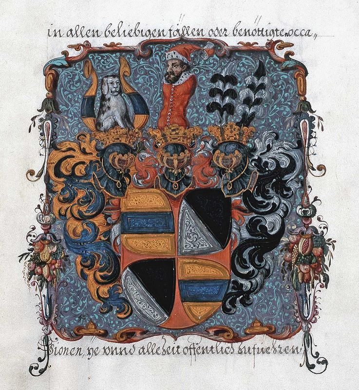 Freiherrndiplom des Johann Heinrich Notthafft von 1632