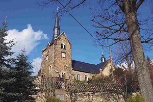 Die Kirche St. Rochus in Schnau