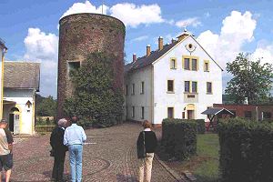 "Palas" und Bergfried der Wiesenburg