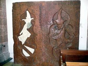 Wispeck-Grabmler in der Kirche zu Oberalm