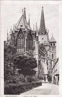 Der Regensburger Dom auf einer Ansichtskarte von 1923