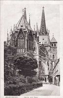 Der Regensburger Dom auf einer Ansichtskarte von 1923