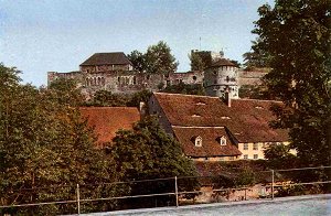 Kaiserburg Eger (Ansichtskarte um 1930)