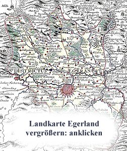 Landkarte Egerland