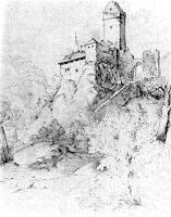 Burg Stefling um 1840/45