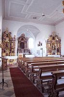 Innenraum der ehem. Schlosskirche zu Affecking 2002