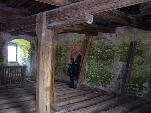 Der Fletz im 2. Obergeschoss des gotischen Palasbaues