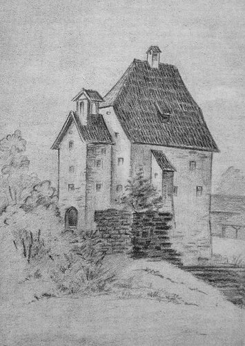 Schlo Hillstett im Jahr 1905
