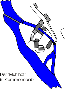 Das alte Schlogebude kurz vor dem Abbruch