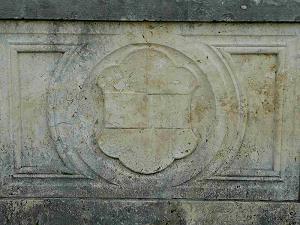 Notthafft-Wappen am Brunnen