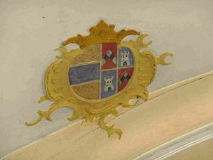 Das Allianzwappen Notthafft-Thurn