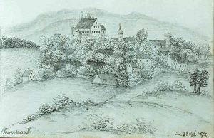 Thumsenreuth - Zeichnung von 1872