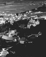 Burg und Vorburg um 1950